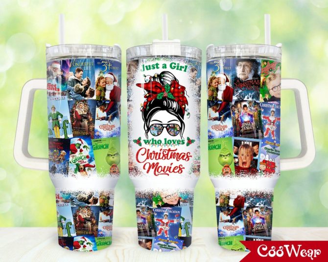 Christmas Movies Custom Stanley Quencher 40Oz Stainless Steel Tumbler With Handle