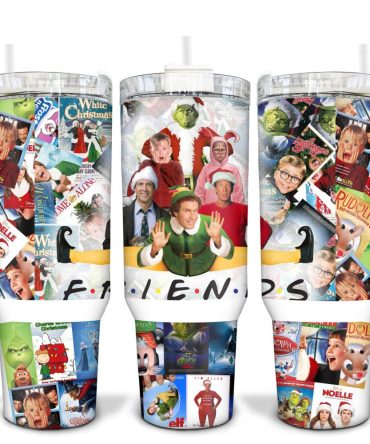 Christmas Movies Custom Stanley Quencher 40Oz Stainless Steel Tumbler With Handle