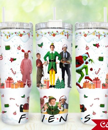 Christmas Movies Custom Stanley Quencher 40Oz Stainless Steel Tumbler With Handle