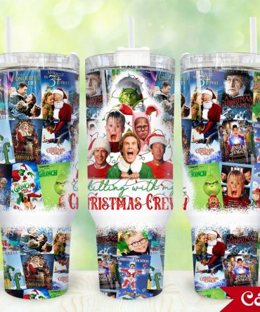 Christmas Movies Custom Stanley Quencher 40Oz Stainless Steel Tumbler With Handle