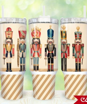 Christmas Nutcrackers Custom Stanley Quencher 40Oz Stainless Steel Tumbler With Handle