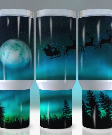 Christmas Santa Claus Custom Stanley Quencher 40Oz Stainless Steel Tumbler With Handle