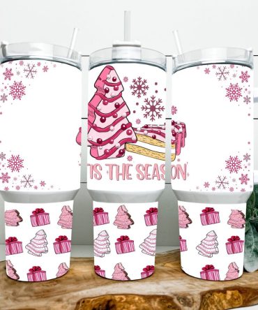 Christmas Tree Cakes Custom Stanley Quencher 40Oz Stainless Steel Tumbler With Handle