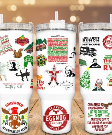 Christmas Vacation Movies Custom Stanley Quencher 40Oz Stainless Steel Tumbler With Handle