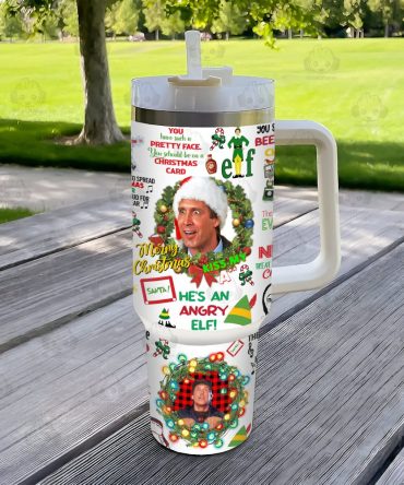 Christmas Vacation Movies Custom Stanley Quencher 40Oz Stainless Steel Tumbler With Handle