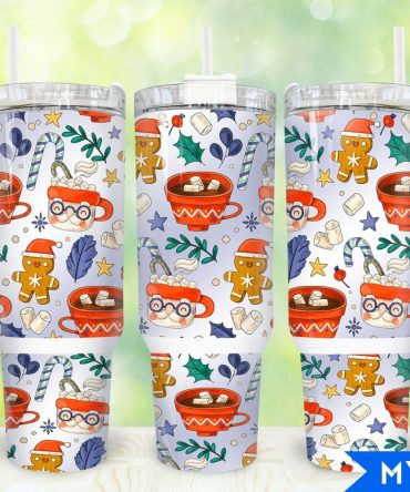 Christmas Vibes Custom Stanley Quencher 40Oz Stainless Steel Tumbler With Handle