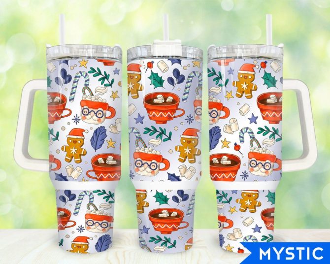 Christmas Vibes Custom Stanley Quencher 40Oz Stainless Steel Tumbler With Handle