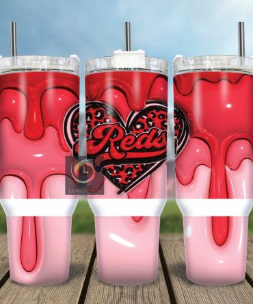 Cincinnati Reds Mlb Custom Stanley Quencher 40Oz Stainless Steel Tumbler With Handle