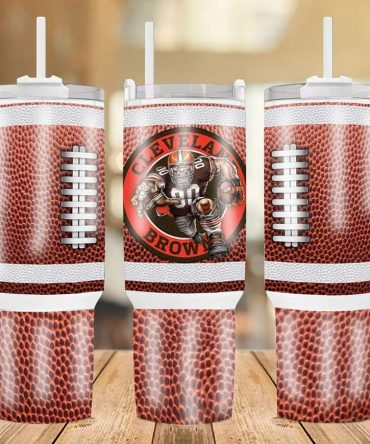 Cleveland Browns Nfl Custom Stanley Quencher 40Oz Stainless Steel