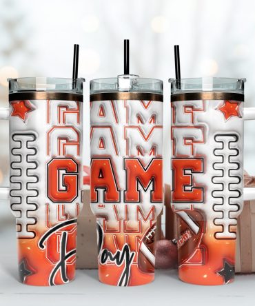 Cleveland Browns Nfl Game Day Custom Stanley Quencher 40Oz Stainless Steel Tumbler With Handle