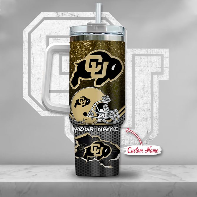 Colorado Buffaloes Ncaa Mickey Mouse Custom Stanley Quencher 40Oz Stainless Steel Tumbler With Handle - Image 3