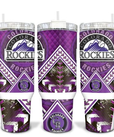 Colorado Rockies Mlb Custom Stanley Quencher 40Oz Stainless Steel