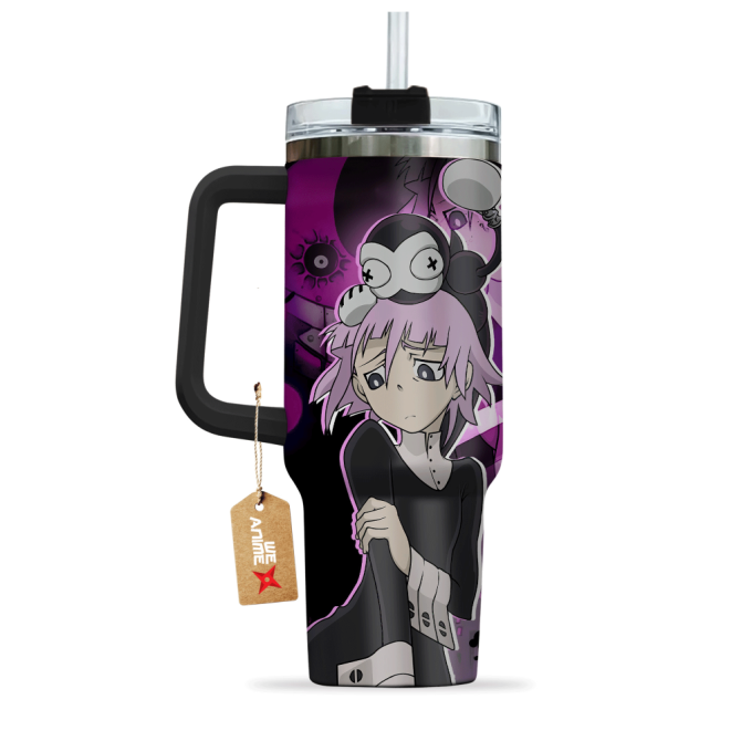 Crona Gorgon Soul Eater Anime Custom Stanley Quencher 40Oz Stainless Steel Tumbler With Handle - Image 4