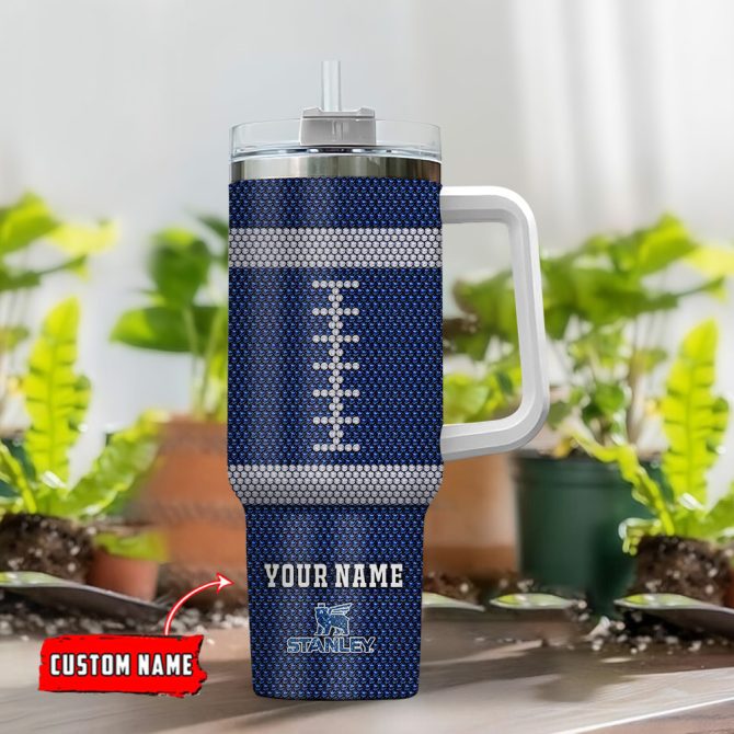 Dallas Cowboys Nfl Crystal Custom Stanley Quencher 40Oz Stainless Steel Tumbler With Handle - Image 2