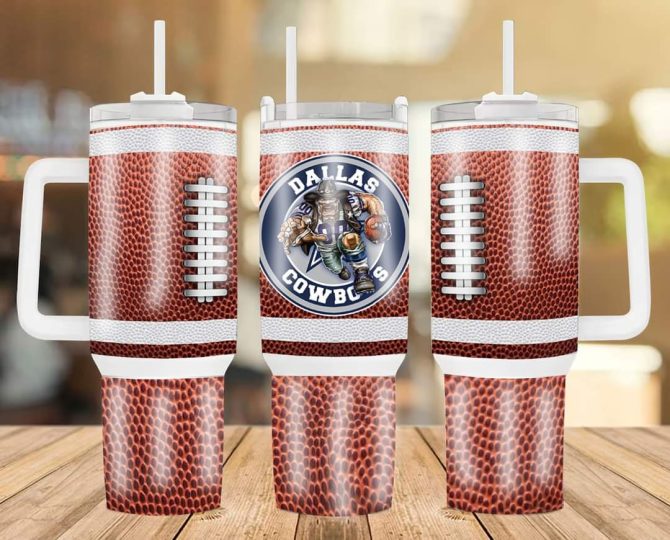 Dallas Cowboys Nfl Custom Stanley Quencher 40Oz Stainless Steel