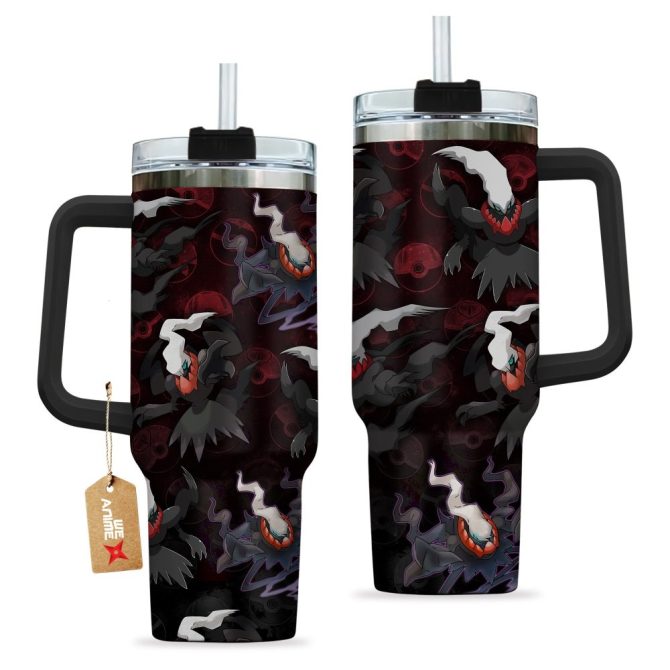 Darkrai Pokemon Anime Custom Stanley Quencher 40Oz Stainless Steel Tumbler With Handle