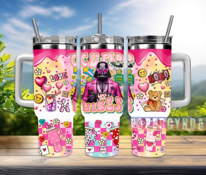 Darth Vader Star Wars Custom Stanley Quencher 40Oz Stainless Steel Tumbler With Handle