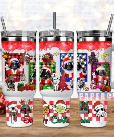 Darth Vader Star Wars Custom Stanley Quencher 40Oz Stainless Steel Tumbler With Handle