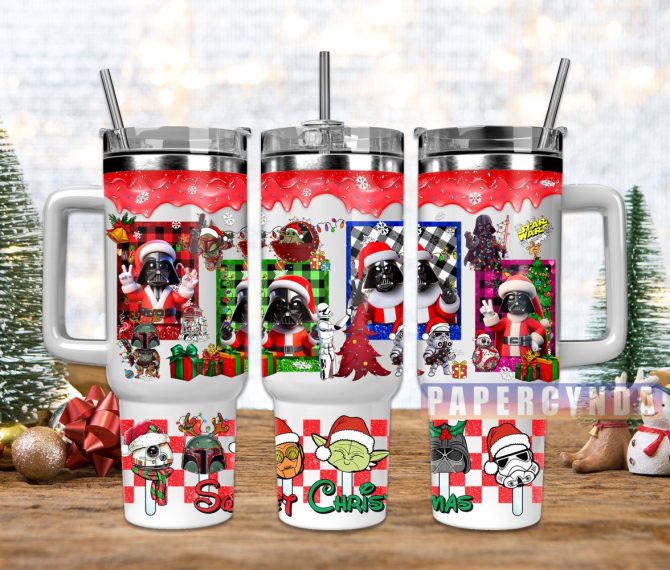 Darth Vader Star Wars Custom Stanley Quencher 40Oz Stainless Steel Tumbler With Handle