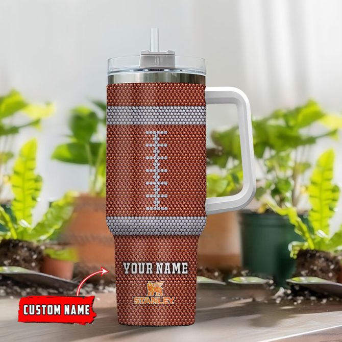 Denver Broncos Nfl Crystal Custom Stanley Quencher 40Oz Stainless Steel Tumbler With Handle - Image 2