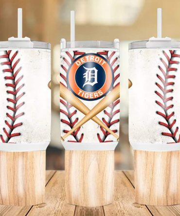 Detroit Tigers Mlb Custom Stanley Quencher 40Oz Stainless Steel