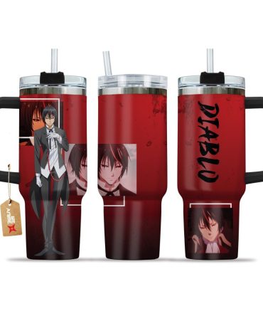 Diablo That Time I Got Reincarnated As A Slime Anime Custom Stanley Quencher 40Oz Stainless Steel Tumbler With Handle