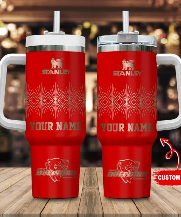 Dolphins Nrl Custom Stanley Quencher 40Oz Stainless Steel Tumbler With Handle