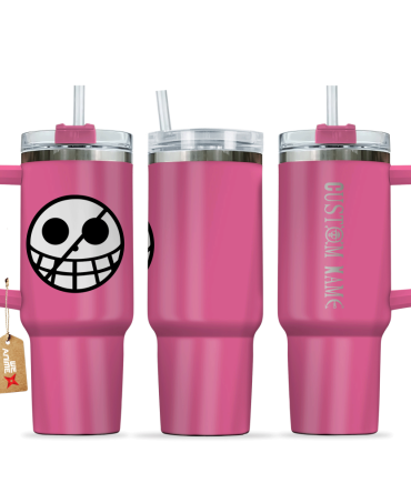 Donquixote Doflamingo One Piece Anime Custom Stanley Quencher 40Oz Stainless Steel Tumbler With Handle