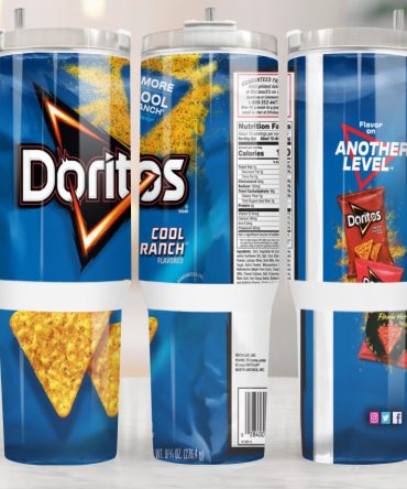 Doritos Snack Custom Stanley Quencher 40Oz Stainless Steel Tumbler With Handle