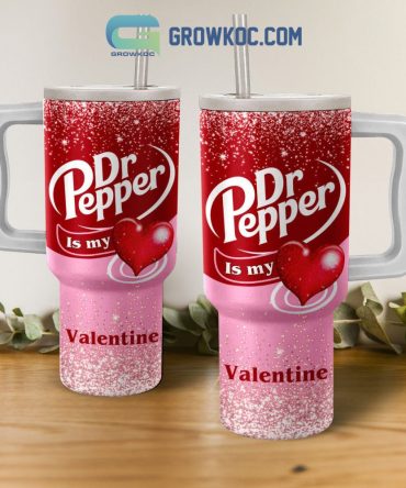 Dr Pepper Custom Stanley Quencher 40Oz Stainless Steel Tumbler With Handle