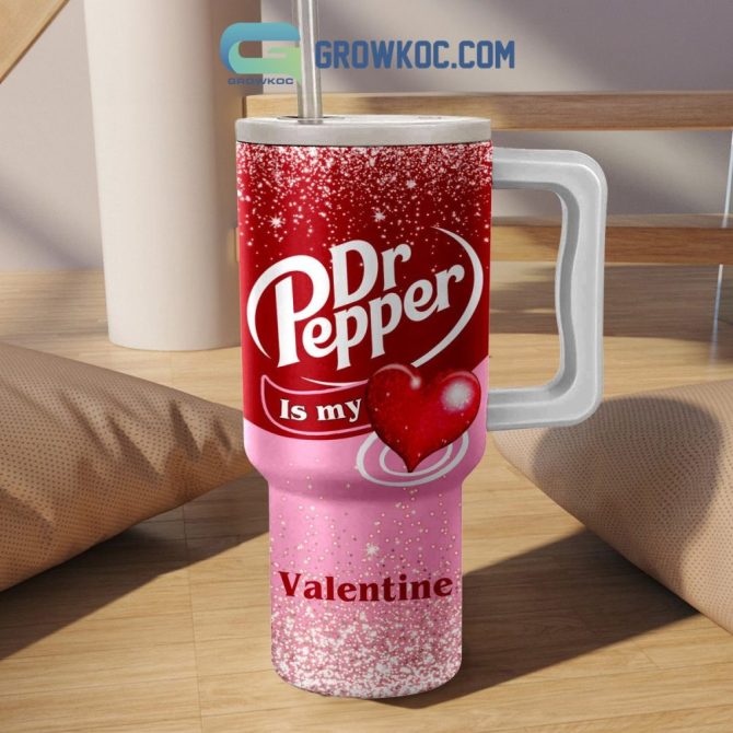 Dr Pepper Custom Stanley Quencher 40Oz Stainless Steel Tumbler With Handle - Image 3