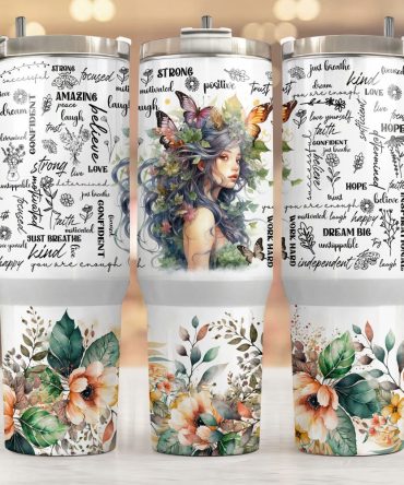 Dream Girl Nature Lover Custom Stanley Quencher 40Oz Stainless Steel Tumbler With Handle