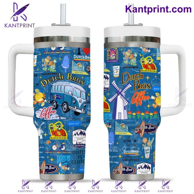 Dutch Bros Coffee Custom Stanley Quencher 40Oz Stainless Steel - Image 2
