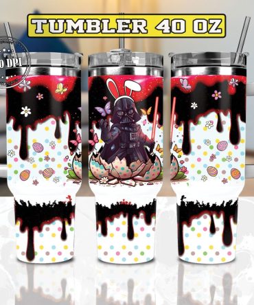Easter Darth Vader Star Wars Movies Custom Stanley Quencher 40Oz Stainless Steel Tumbler With Handle