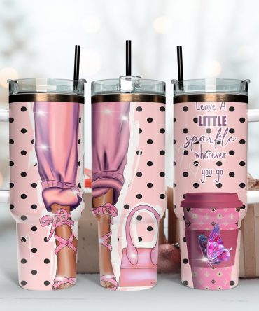Fashion Girl Quote Custom Stanley Quencher 40Oz Stainless Steel Tumbler With Handle