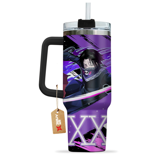 Feitan Portor Hunter X Hunter Anime Custom Stanley Quencher 40Oz Stainless Steel Tumbler With Handle - Image 4
