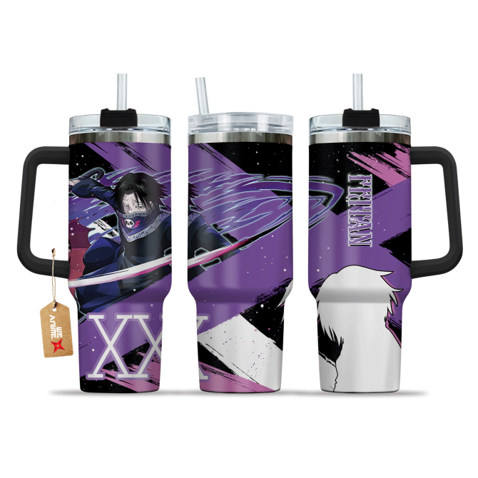 Feitan Portor Hunter X Hunter Anime Custom Stanley Quencher 40Oz Stainless Steel Tumbler With Handle
