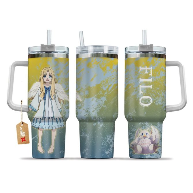 Filo The Rising Of The Shield Hero Anime Custom Stanley Quencher 40Oz Stainless Steel Tumbler With Handle
