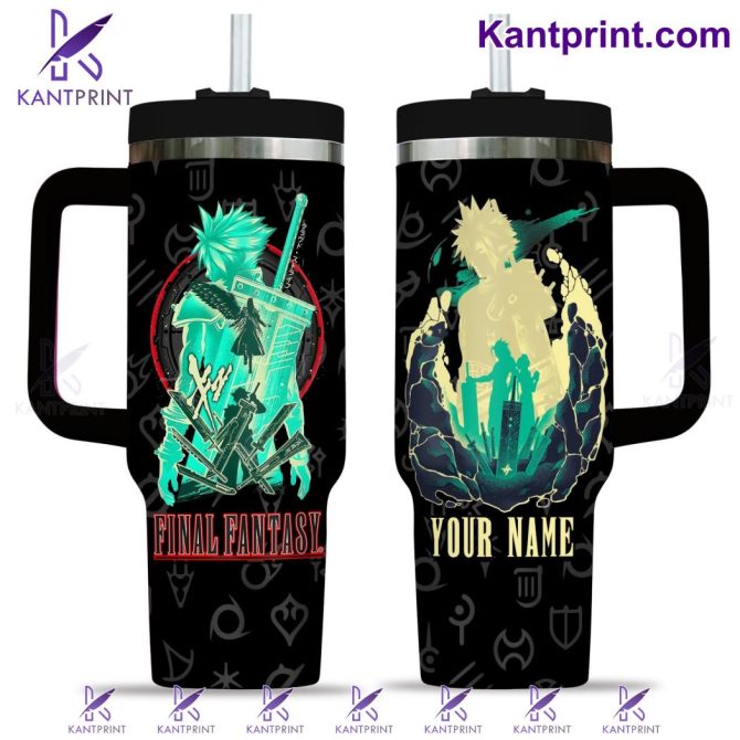 Final Fantasy Vii Games Custom Stanley Quencher 40Oz Stainless Steel - Image 2