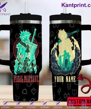 Final Fantasy Vii Games Custom Stanley Quencher 40Oz Stainless Steel