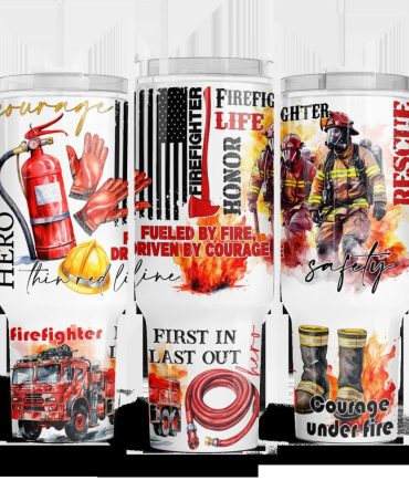 Firefighter Appreciations Custom Stanley Quencher 40Oz Stainless Steel Tumbler With Handle