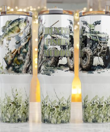 Fishs Custom Stanley Quencher 40Oz Stainless Steel Tumbler With Handle