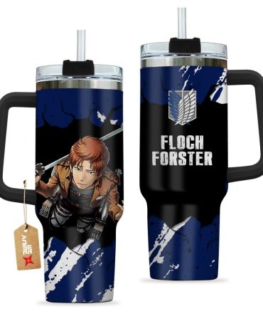 Floch Forster Attack On Titan Anime Custom Stanley Quencher 40Oz Stainless Steel Tumbler With Handle