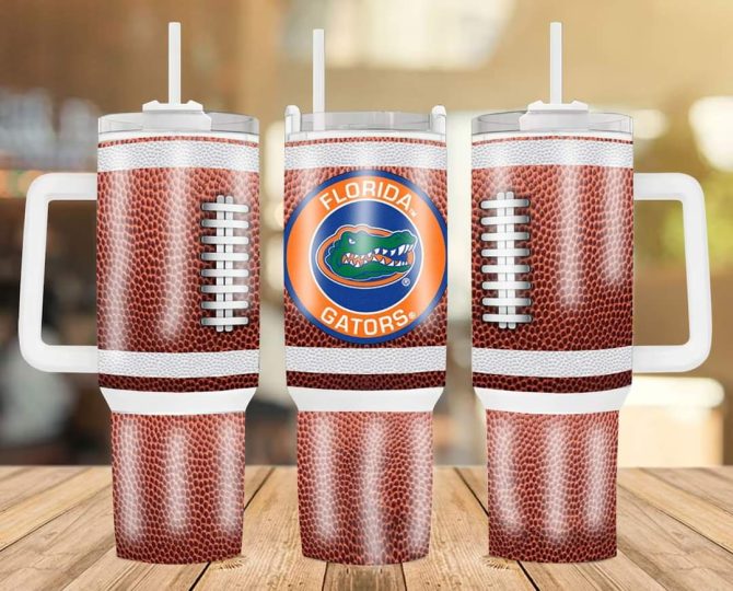 Florida Gators Football Team Ncaa Custom Stanley Quencher 40Oz Stainless Steel