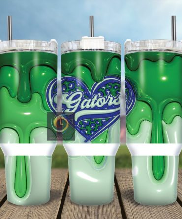 Florida Gators Ncaa Custom Stanley Quencher 40Oz Stainless Steel Tumbler With Handle