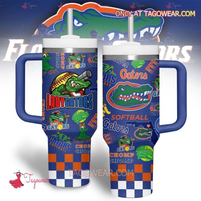 Florida Gators Softball Ncaa Custom Stanley Quencher 40Oz Stainless Steel
