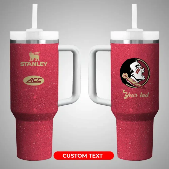 Florida State Seminoles Ncaa Custom Stanley Quencher 40Oz Stainless Steel