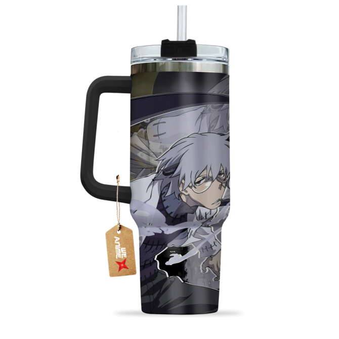 Franken Stein Soul Eater Anime Custom Stanley Quencher 40Oz Stainless Steel Tumbler With Handle - Image 4