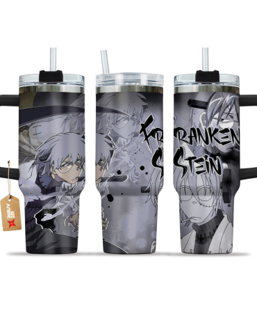 Franken Stein Soul Eater Anime Custom Stanley Quencher 40Oz Stainless Steel Tumbler With Handle