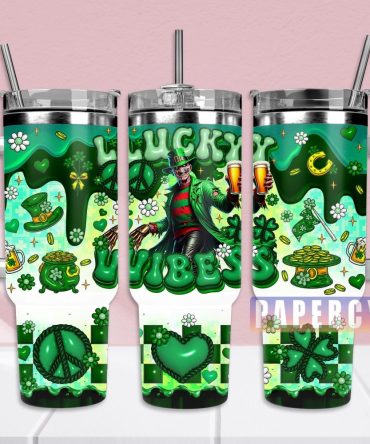 Freddy Krueger Custom Stanley Quencher 40Oz Stainless Steel Tumbler With Handle